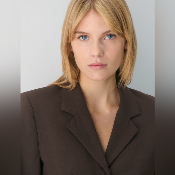 Aritzia Babaton Rich Mocha Brown Market Blazer NWT 2 - Picture 7 of 15